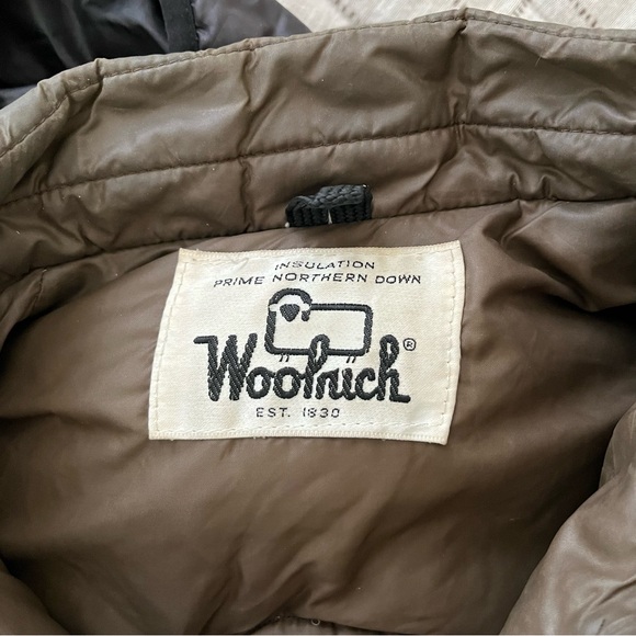 Vintage 80s Woolrich pearl snap button goose down vest - Picture 3 of 6